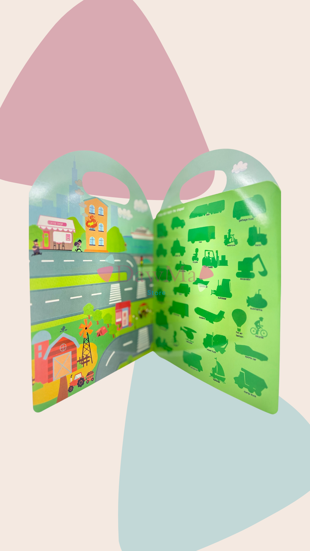 Herbruikbare stickerboek