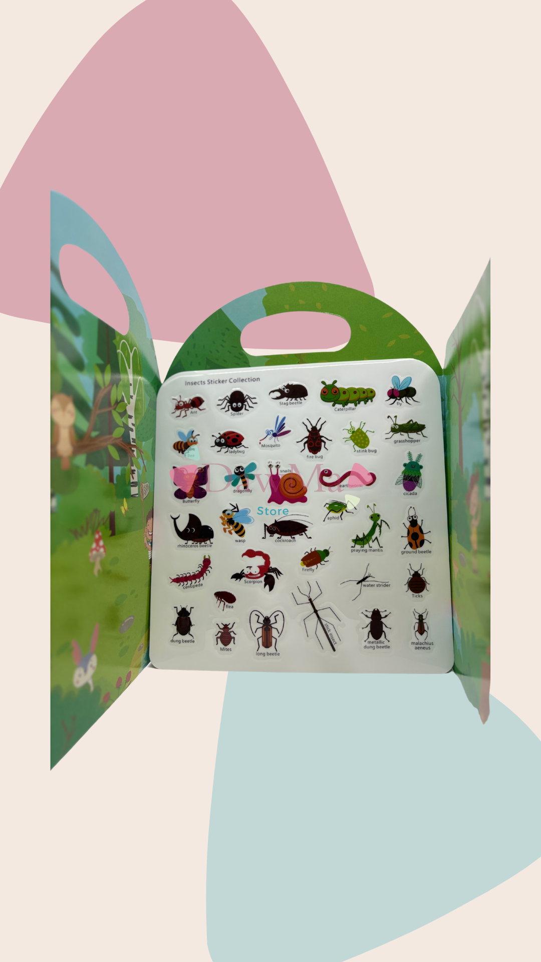 Herbruikbare stickerboek