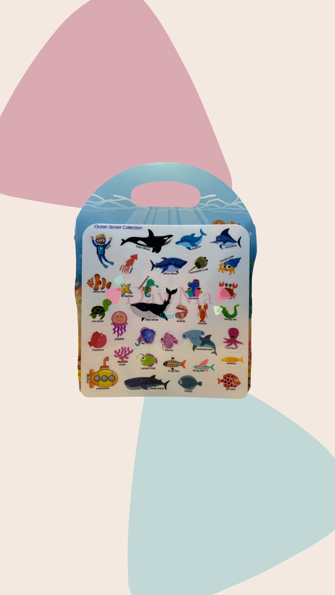 Herbruikbare stickerboek