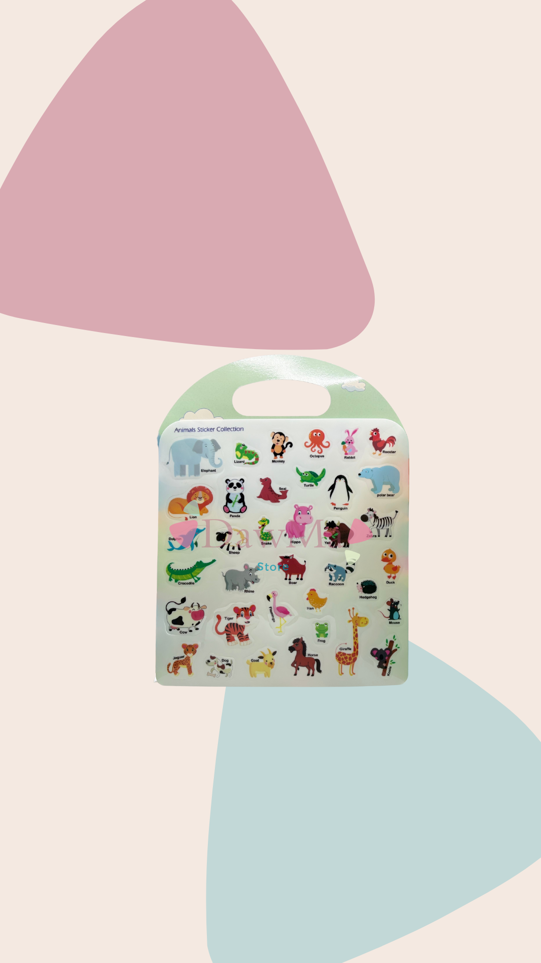Herbruikbare stickerboek