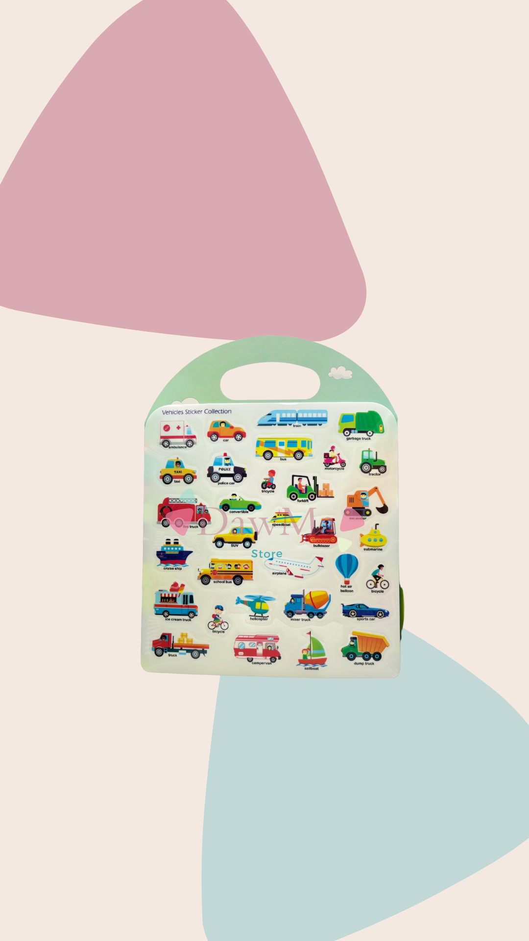 Herbruikbare stickerboek
