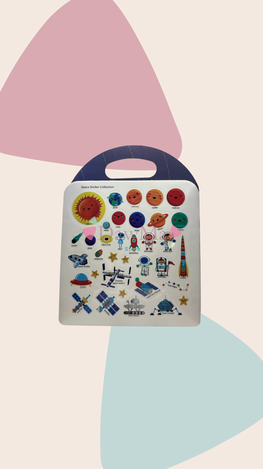 Herbruikbare stickerboek