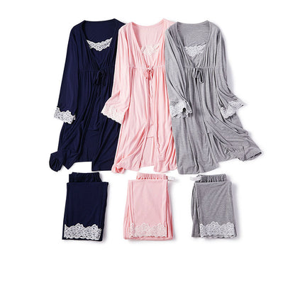 Maternity Pajamas Three-piece