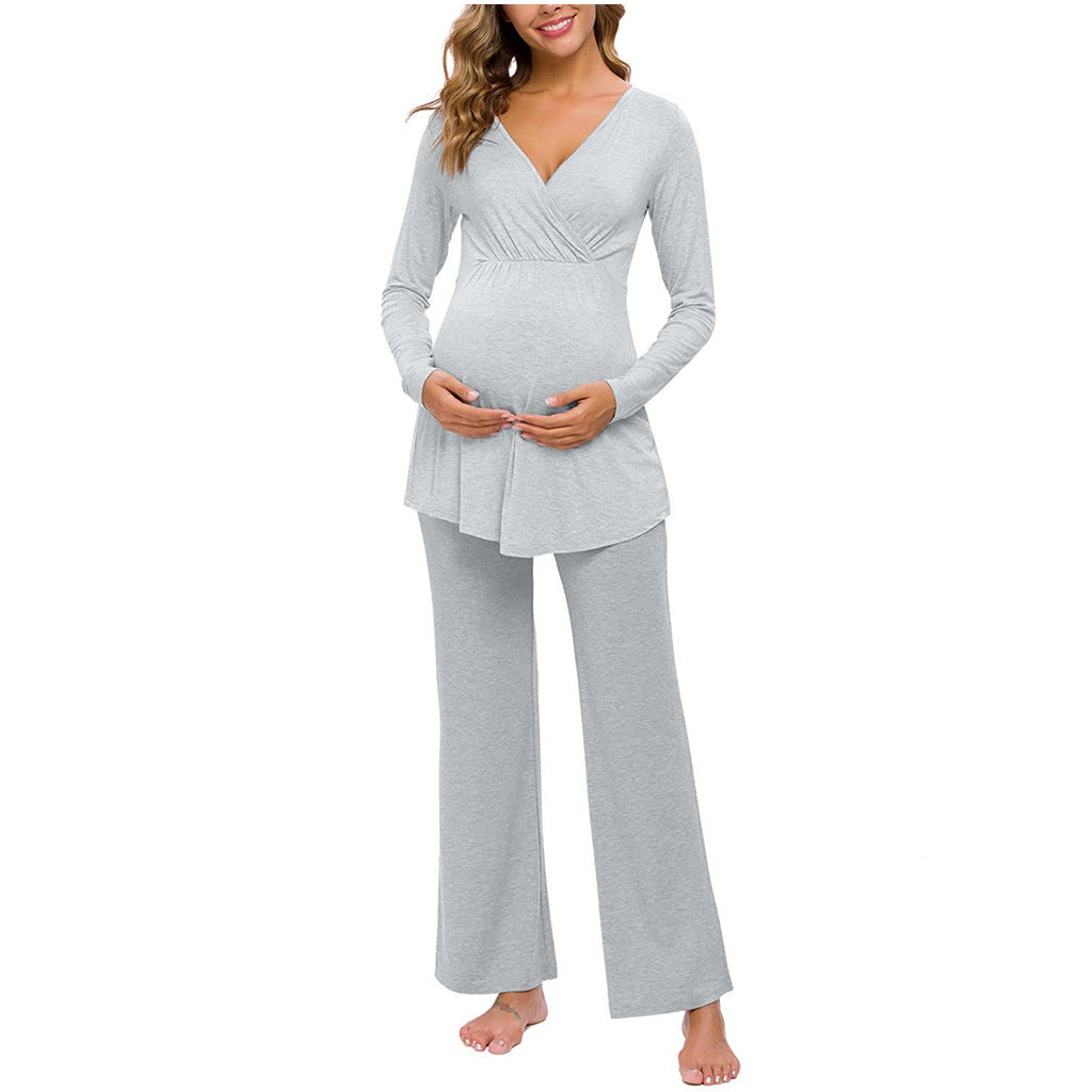 Maternity nursing pajamas