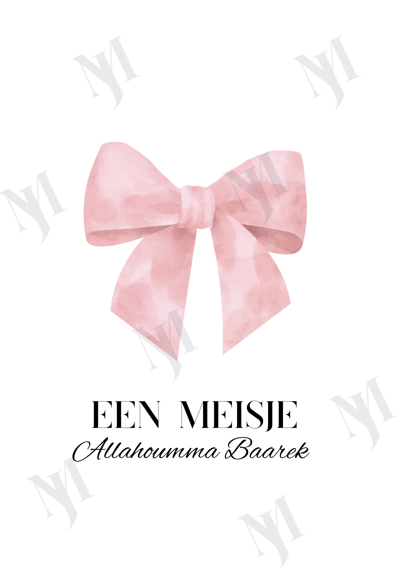 Allahoumma Baarek een Meisje!