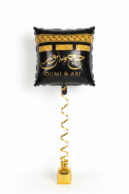 Gepersonaliseerde Hajj/ umrah helium ballon