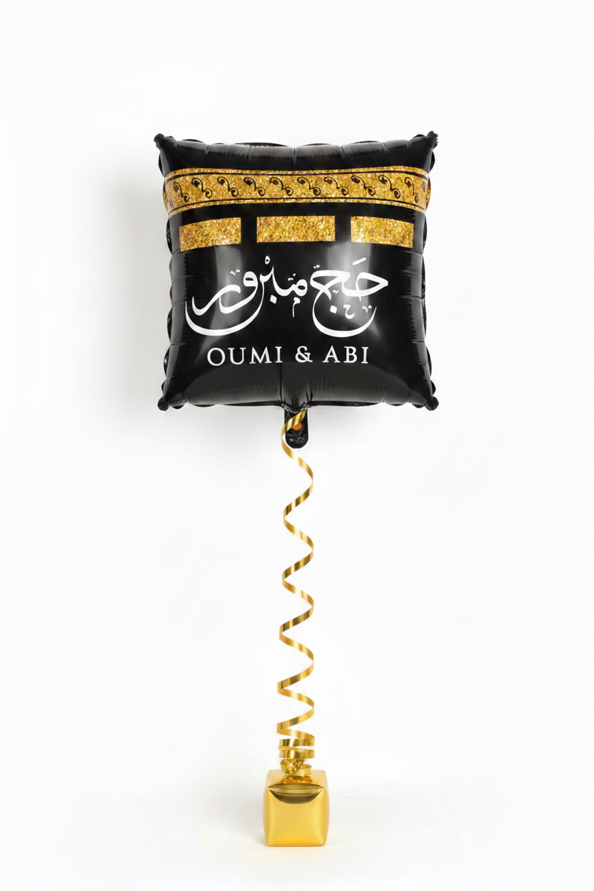 Gepersonaliseerde Hajj/ umrah helium ballon