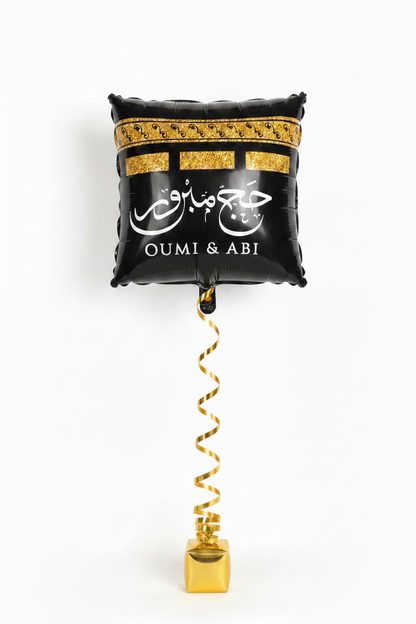 Gepersonaliseerde Hajj/ umrah helium ballon
