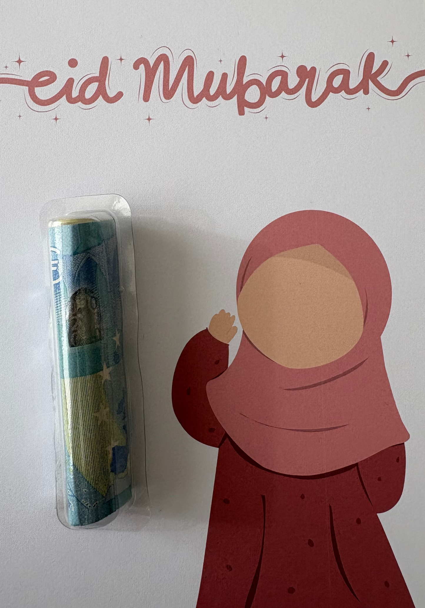Eid Moubarak meisje