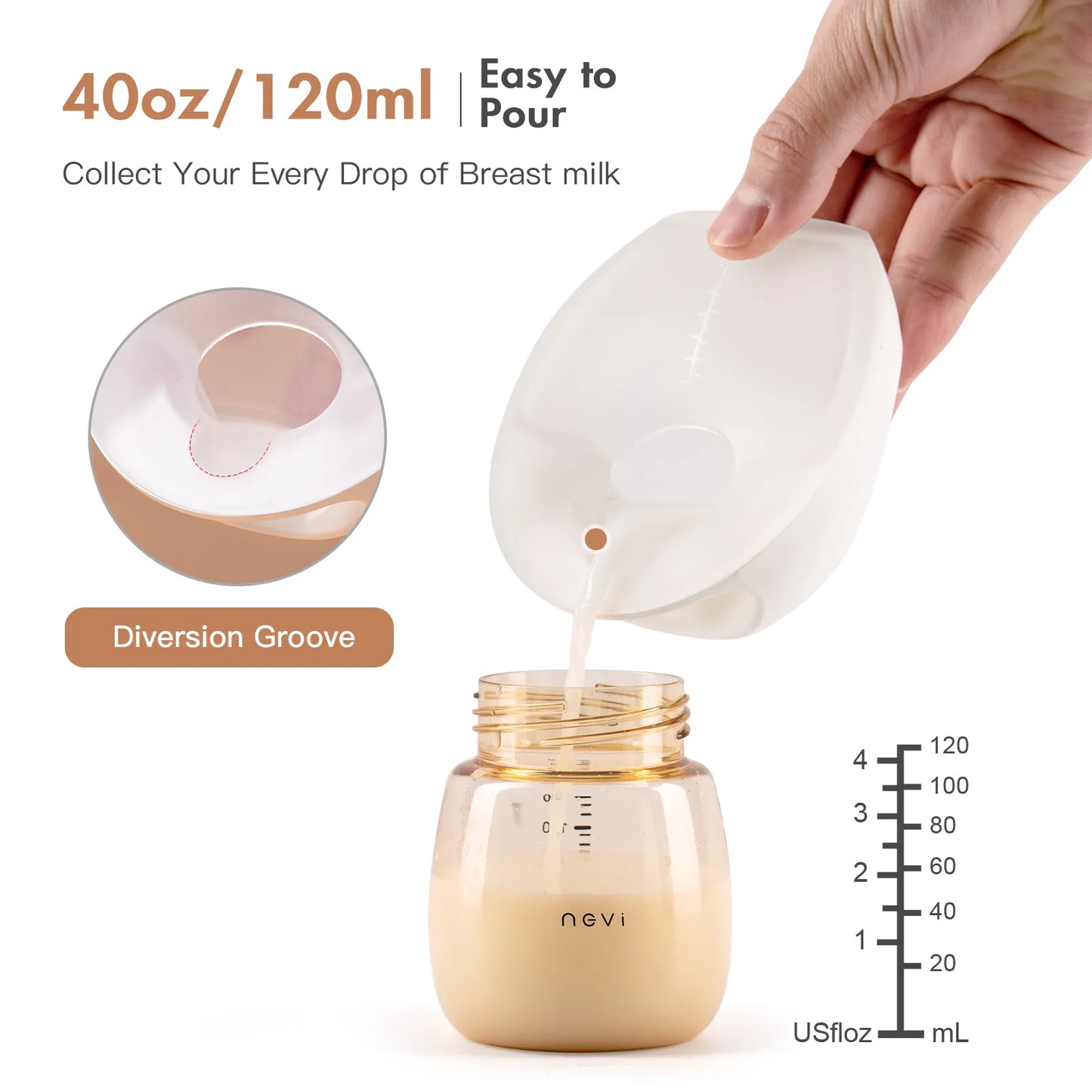 Manual Wearable Breast Pump | Breastmilk Collector